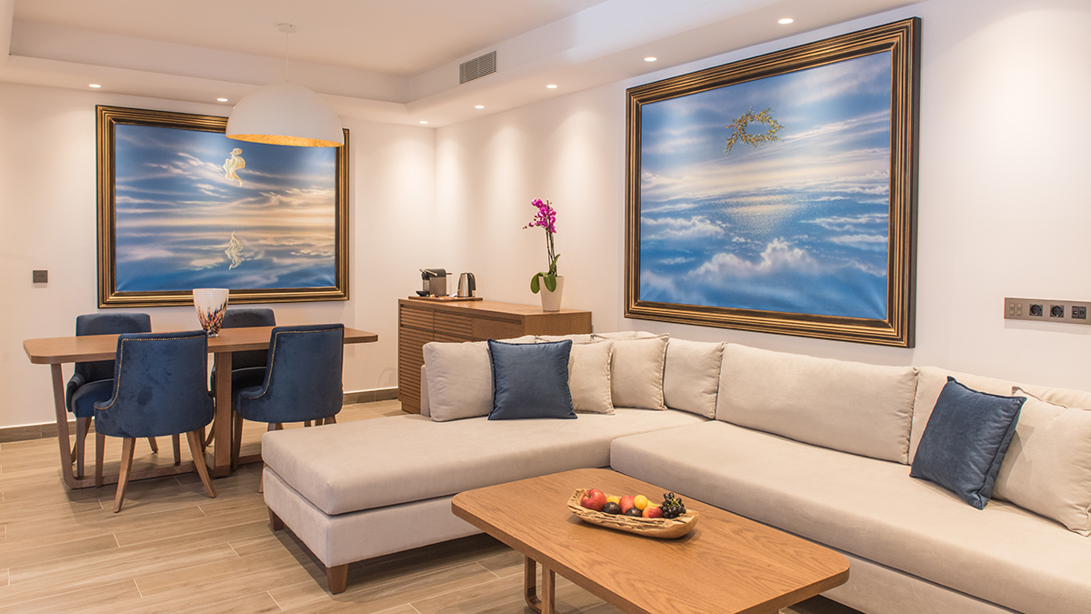 Princess Luxury 2Bedroom Villa Sea View with Private heated pool